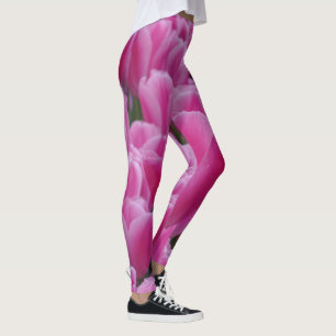 Pink Tulips Leggings
