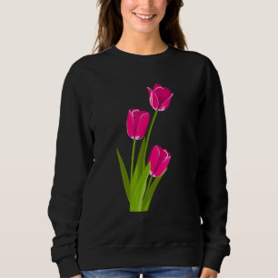Pink Tulips Sweatshirt