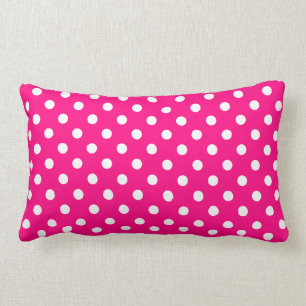 Pink-Tupfen-Muster Lendenkissen