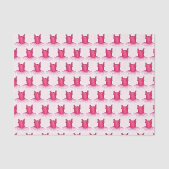 Pink Tutu Ballet Dancer Ballerina Tanz Erwägung Seidenpapier (Vorderseite)