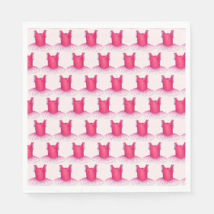 Pink Tutu Ballet Dancer Ballerina Tanz Erwägung Serviette