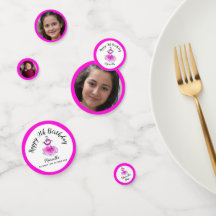 Pink Tutu Kleid 9. Geburtstags Foto