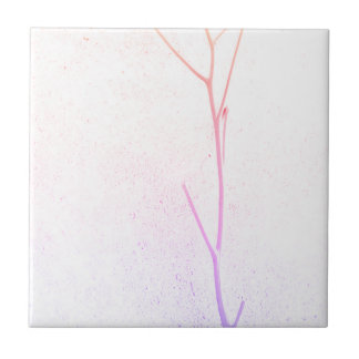 Pink Twig weißes Konkret Textur Fliese