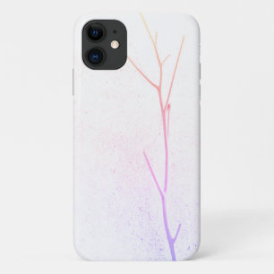 Pink Twig White Concrete Textur iPhone 11 Fall Case-Mate iPhone Hülle