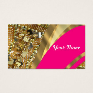 Pink u. Gold bling sind