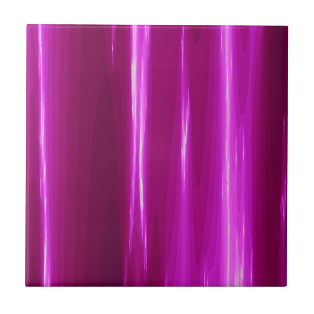 Pink-übersichtliches Design Fliese (Vorderseite)