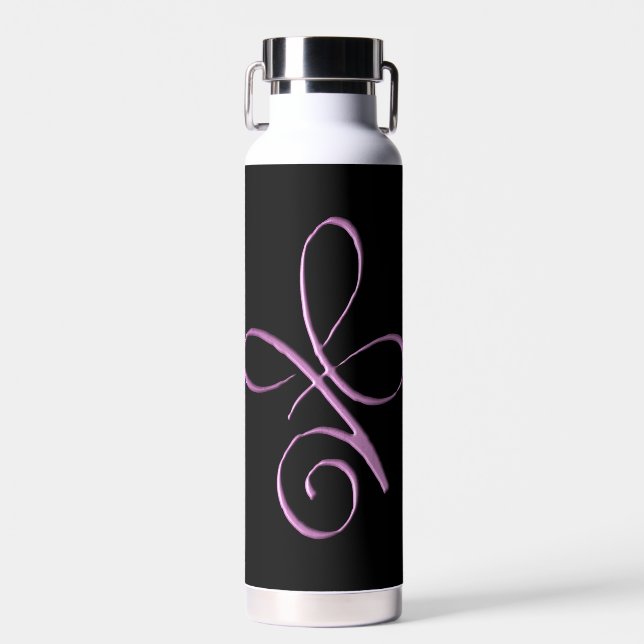 Pink Unconditional Love Trinkflasche (Vorne)