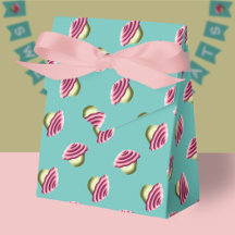 Pink und Aqua Cupcakes Muster