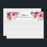 Pink und aquamarin schöne Blumenberater Karten<br><div class="desc">Pink und aquamarin schöne Blumenberater Karten</div>