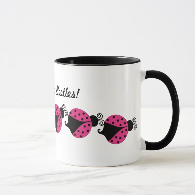 Pink und Black Ladybug Tasse (Rechts)