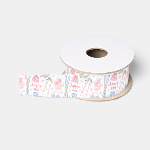 Pink und Blau Après-Ski Ripsband