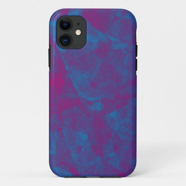 Pink und Blau-Eis-Textur, individuelle iPhone-Gehä Case-Mate iPhone Hülle (Rückseite)