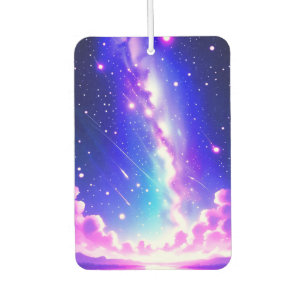 Pink und blau Interstellar Design Autoparfüme Autolufterfrischer