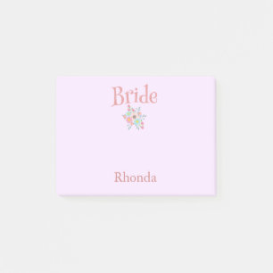 Pink und Blue Bridge Gefälligkeitsgeschenk Post-it Klebezettel