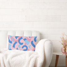 Pink und Blue Doodle Muster