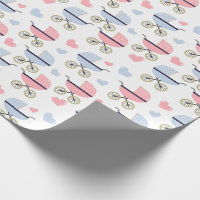 Pink und Blue Pram Pattern Babydusche