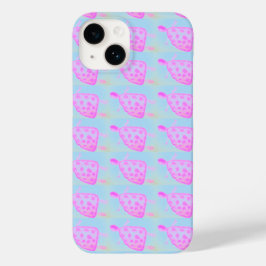 Pink und Blue Turtle Apple iPhone Case