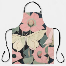 Pink und Creme - Luna-Motte und Mondblumen