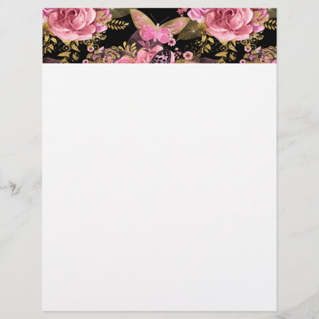 Pink und Gold Foil Bläschen Muster (Vorderseite)