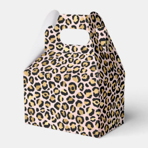Pink und Gold Leopard Serie Design 12 Geschenkschachtel
