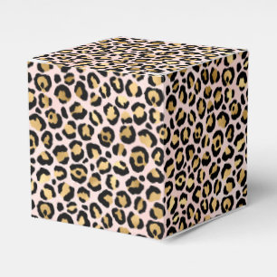 Pink und Gold Leopard Serie Design 12 Geschenkschachtel