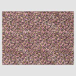 Pink und Gold Leopard Serie Design 15 Seidenpapier