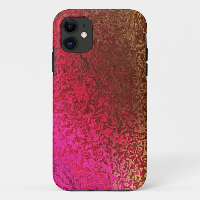 Pink und Gold Shimmer iPhone 5 Fall Case-Mate iPhone Hülle (Rückseite)