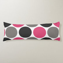 Pink und Grau Polka Dot