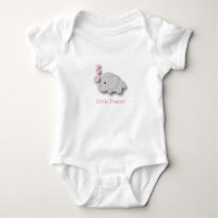 Pink und Gray Baby Elephant - Little Peanut