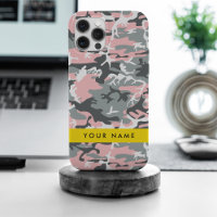 Pink und Gray Camouflage Ihr Name personalisieren