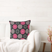 Pink und Gray Polika Dot
