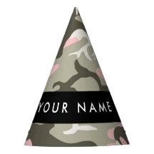 Pink und Green Camouflage Ihr Name Persönlich gest