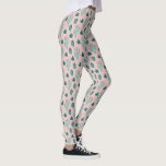 Pink und Green Hübsch Cactus Pattern Leggings<br><div class="desc">Diese Kakteen wurden von Hand gezeichnet und dann digital gefärbt und zu einem Muster gemacht. Ich benutzte hübsche Grün- und Rosatöne.</div>