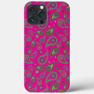 Pink und Green Paisley Muster Case-Mate iPhone Hülle