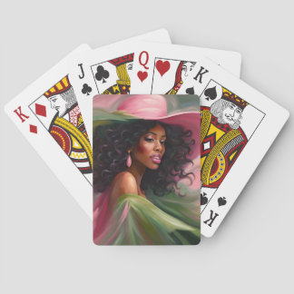 Pink und Green Playing Cards Spielkarten