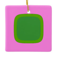 Pink und Grün 1105 - Groovy Retro Style Art
