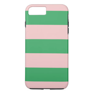 Pink und grüner horizontaler Streifen, beliebig gr Case-Mate iPhone Hülle