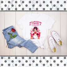 Pink und hübsche florale Brustkrebs