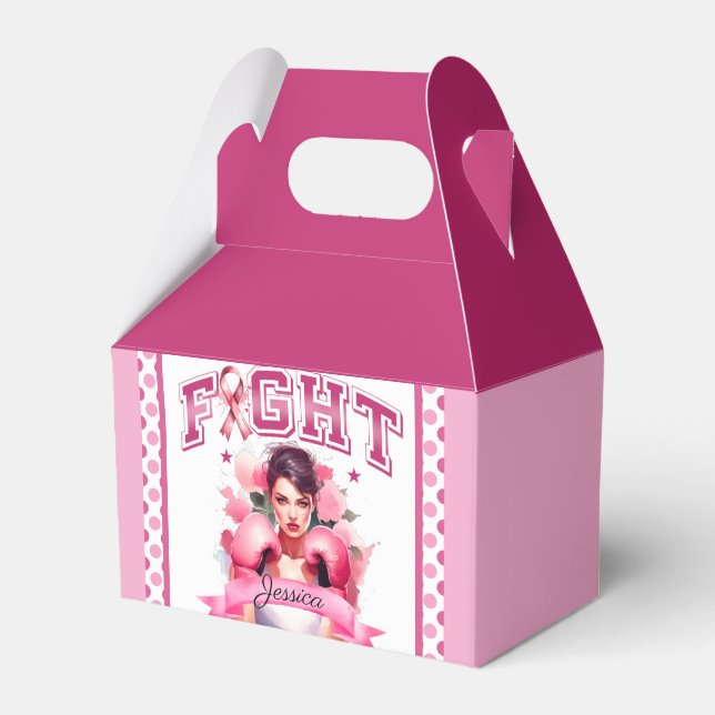 Pink und Hübscher Bluterbauchkrebs Geschenkschachtel (Vorderseite)