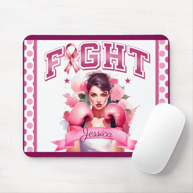 Pink und Hübscher Bluterbauchkrebs Mousepad (Mit Mouse)
