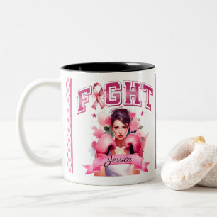 Pink und Hübscher Bluterbauchkrebs Zweifarbige Tasse