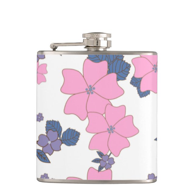 PINK UND LILA BLUME FLACHMANN (Vorderseite)