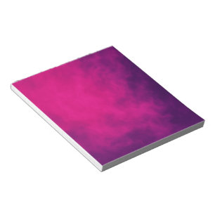 Pink und Lila Rauchmuster Editor - Anpassbar Notizblock