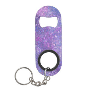 Pink und lila Strass-Bling Mini Flaschenöffner