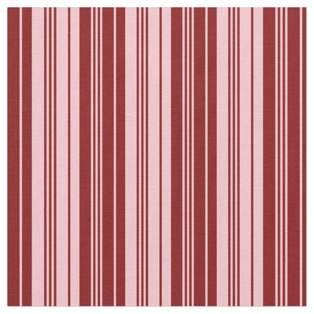 Pink und Maroon-Lined-Muster Stoff (Nahaufnahme)