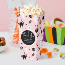 Pink und Orange Halloween Geburtstagskorn