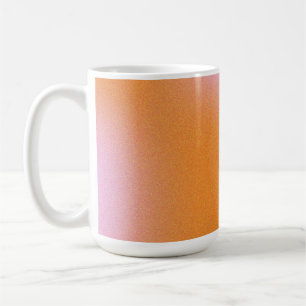 Pink- und Orangefarbverlauf-Becher – Retro-Sonnenu Kaffeetasse