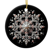 Pink und Pearl Snowflake Familie