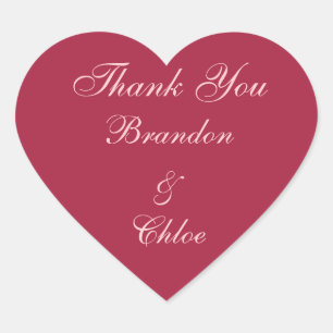 Pink und Perlen Danke, Aufkleber