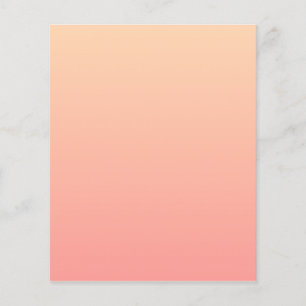 Pink und Pfirsichfarben Flyer